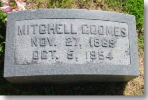 I. Mitchell Coomes Gravestone