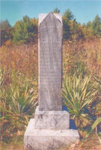 Memorial Marker of Capt. John Cox