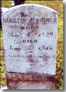 Martin Jennings Gravestone