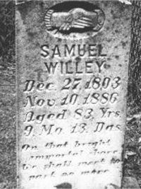 Samuel Willey gravestone