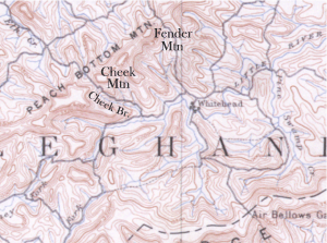 1891 Map of Alleghany Co., NC