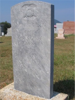 Richard Cheek Gravestone