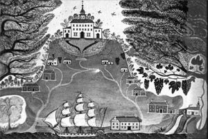 Drawing of Tidewater Plantation